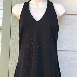 Against gravitee black dress